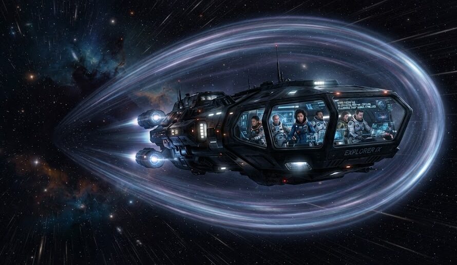 Relativistic Space Travel: What If Warp Drives (Alcubierre Metric) Are Physically Possible?